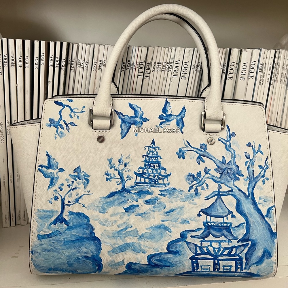 Hand Painted MK Bag